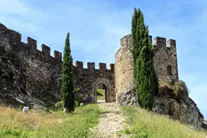 Alentejo Prints: Castle of Alegrete, a dramatic Portuguese medieval hill-top village near Portalegre
