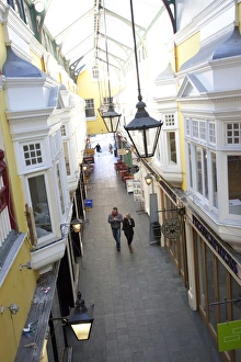 Arcade Prints: Castle Arcade, Cardiff, Wales, United Kingdom, Europe