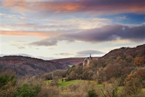 Images Dated 10th December 2010: Castle Coch (Castell Coch) (The Red Castle), Tongwynlais, Cardiff, Wales, United Kingdom