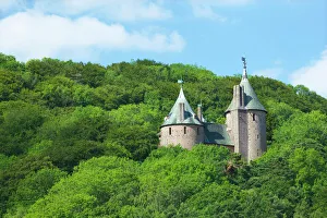 Forts Prints: Castle Coch (Castell Coch) (The Red Castle), Tongwynlais, Cardiff, Wales, United Kingdom