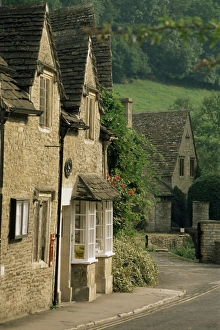 Castle Combe Prints: Castle Combe, By Brook valley, Wiltshire, England, United Kingdom, Europe