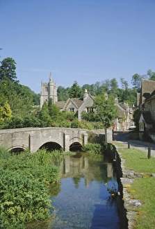 Castle Combe Prints: Castle Combe, Wiltshire, England, UK, Europe