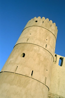 Nizwa Prints: Castle-fort of Bidbid