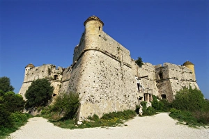 Alpes Maritime Prints: Castle and fort dating from the 16th century, Mont Alban, Nice, Alpes Maritimes
