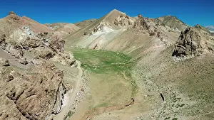 Drone Prints: Castle Gorgaheen seen from above in Yaklawang
