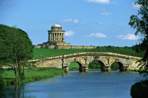 Gardens Prints: Castle Howard, location of Brideshead Revisited, Yorkshire, England, United Kingdom