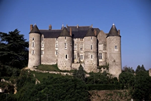 Loire Prints: Castle at Luynes, UNESCO World Heritage Site, Indre-et-Loire, Centre, France, Europe