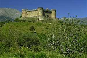 Old Castile Prints: Castle of Mombeltran, Avila, Castilla Leon, Spain, Europe
