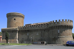 Ostia Prints: Castle, Ostia, Latium, Lazio, Italy, Europe