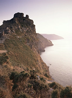 Castle Rock Prints: Castle Rock, near Lynton, Devon, England, United Kingdom, Europe