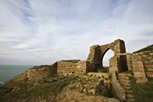 Images Dated 26th December 2011: Castle Ruins, Grosnez, Jersey, Channel Islands, United Kingdom, Europe