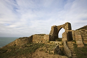 Jersey Prints: Castle Ruins, Grosnez, Jersey, Channel Islands, United Kingdom, Europe