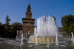 Images Dated 30th September 2008: Castle Sforzesco, Milan, Lombardy, Italy, Europe