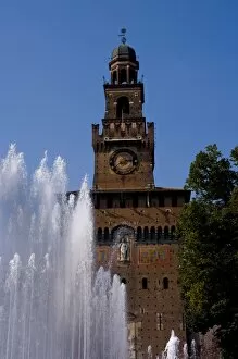 Castle Sforzesco, Milan, Lombardy, Italy, Europe