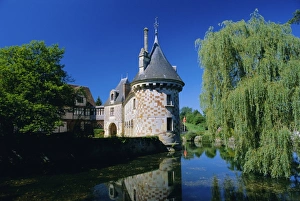 Calvados Prints: The Castle of St. Germain De Livet, Calvados, Normandy, France, Europe
