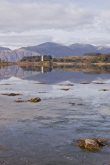 Argyll And Bute Prints: Castle Stalker reflecting into the waters of Loch Laich