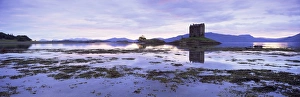 Castle Stalker at sunset