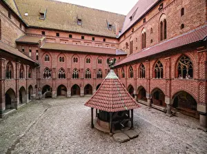 Castle of the Teutonic Order in Malbork, UNESCO World Heritage Site, Pomeranian