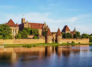 Pomeranian Prints: Castle of the Teutonic Order in Malbork, UNESCO World Heritage Site, Pomeranian