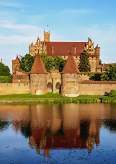 Castle of the Teutonic Order in Malbork, UNESCO World Heritage Site, Pomeranian