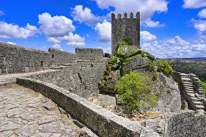 Castle and tower, Sortelha, Serra da Estrela, Beira Alta, Centro, Portugal, Europe