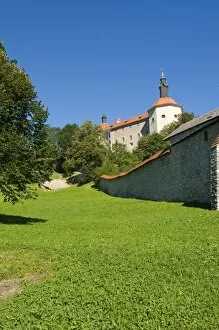 Images Dated 19th August 2008: Castle in the village of Sofja Loka, Slovenia, Europe