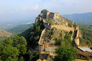 Digital Prints: Castle of Xativa (Jativa), Valencia province, Spain, Europe