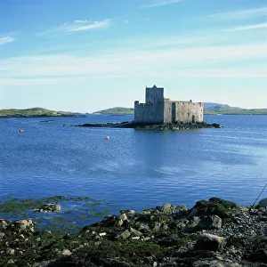Castles Prints: Castlebay, Barra, Outer Hebrides, Scotland, United Kingdom, Europe