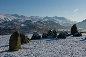 Stones Prints: Castlerigg Stone Circle and the Helvellyn Range, Lake District National Park