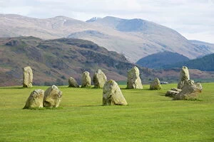 Standing Stone Collection: Castlerigg Stone Circle, Keswick, Lake District National Park, Cumbria, England, United Kingdom