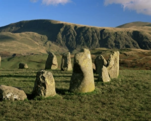 Castlerigg Prints: Castlerigg Stone Circle, Lake District, Cumbria, England, United Kingdom, Europe