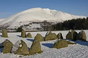 Images Dated 3rd January 2010: Castlerigg Stone Circle, Lake District National Park, Cumbria, England
