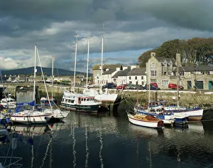 Isle Of Man Prints: Castletown harbour, Isle of Man, England, United Kingdom, Europe