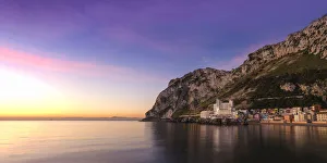Gibraltar Prints: Catalan Bay, Gibraltar, Mediterranean, Europe