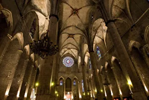 Images Dated 21st November 2008: Catalan Gothic church of Santa Maria del Mar, Barcelona, Catalonia, Spain, Europe