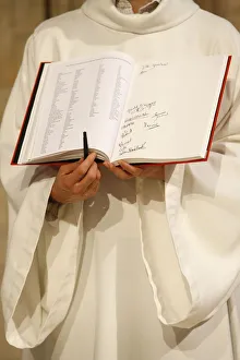Images Dated 28th February 2009: Catechumenes register, Paris, France, Europe