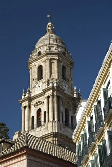 Images Dated 12th May 2009: Catedral del Encarnacion (La Manquita), the single bell tower, the cathedral of Malaga