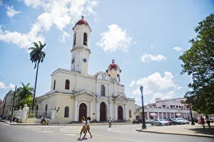 2 People Prints: Catedral de la Purisima Concepcion, Plaza de Armas, Cienfuegos