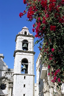 Old Havana Prints: Catedral de San Cristobal, Old Havana, Havana, Cuba, West Indies, Central America