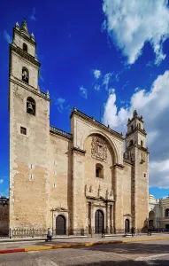 Grande Prints: Catedral of San Ildefonso, Plaza Grande, Merida, Yucatan State, Mexico