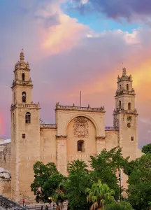 Hues Prints: Catedral of San Ildefonso at sunset