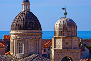 Stari Grad Prints: Cathedral of the Assumption of the Virgin Mary on left