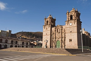 Puno Prints: Cathedral Basilica San Carlos Borromeo, Puno, Peru, South America