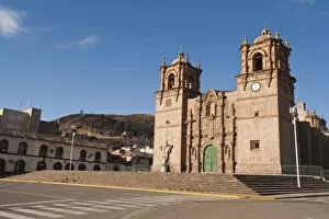 Images Dated 16th October 2009: Cathedral Basilica San Carlos Borromeo, Puno, Peru, South America