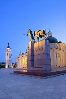Vilnius Prints: The Cathedral Basilica of St Stanislaus and St Ladislaus of Vilnius, Vilnius, Lithuania