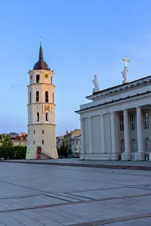 Vilnius Prints: The Cathedral Basilica of St Stanislaus and St Ladislaus of Vilnius, Vilnius, Lithuania