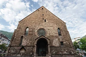 Bolzano Prints: The Cathedral of Bolzano (Bozen), Bozen district, Sudtirol (South Tyrol), Italy, Europe