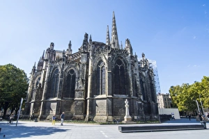 Aquitaine Prints: The Cathedral of Bordeaux, Aquitaine, France, Europe