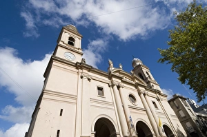 Uruguayan Prints: The Cathedral built in 1790, Montevideo, Uruguay, South America