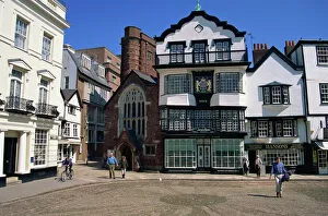 Cathedral Close, Exeter, Devon, England, United Kingdom, Europe